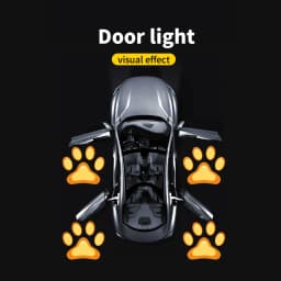 4pcs Door Light Logo LED Projector Car Door Step Courtesy Welcome Lights Cute Pattern Girl Gift Projection Light Festive Atmosphere Door Night Light
