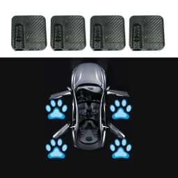 4pcs Door Light Logo LED Projector Car Door Step Courtesy Welcome Lights Cute Pattern Girl Gift Projection Light Festive Atmosphere Door Night Light