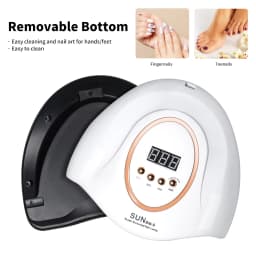 LIMEGIRL LED Nail Lamp For Manicure Nail Dryer Machine UV Drying Lamp For Curing UV Gel Nail Polish With Motion Sensing LCD Display