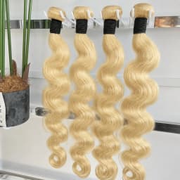 28 30 Inch Brazilian Raw 12A 613 Blonde Human Hair Bundles Body Wave Blonde Bundle Natural Human Hair Weaving Hair Extension