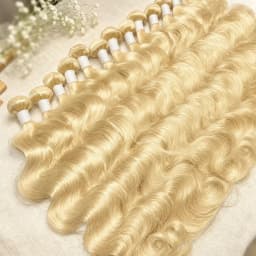 28 30 Inch Brazilian Raw 12A 613 Blonde Human Hair Bundles Body Wave Blonde Bundle Natural Human Hair Weaving Hair Extension