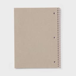 Wide Ruled Spiral Notebook 7.5"x10.5" Poly Cover 70 Sheets Pastel Pink