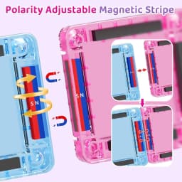 Hotfree 40PCS Mini Magnetic Tiles Stacking Building Blocks - Montessori STEM Toy with Strong Magnets, Iron Storage Box, Airplane Activities, Open Ended Play, Toddler Learning Activities, 3D or Flat Play, Birthday Christmas Gift for Ages 3-8