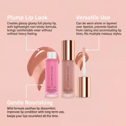 High Shine Finish Hydrating Plumping Lip Gloss Non Sticky Long Lasting Moisturizing Volumizing Smooths Lip Lines Lipgloss Women Daily Wear Makeup