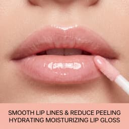 High Shine Finish Hydrating Plumping Lip Gloss Non Sticky Long Lasting Moisturizing Volumizing Smooths Lip Lines Lipgloss Women Daily Wear Makeup