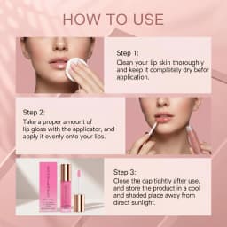 High Shine Finish Hydrating Plumping Lip Gloss Non Sticky Long Lasting Moisturizing Volumizing Smooths Lip Lines Lipgloss Women Daily Wear Makeup