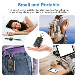 1800mAh Magnetic Wireless Portable Watch Type-C Fast Charger for Samsung Galaxy Watch 8/8 Classic/Ultra/6 Classic Fast Charging