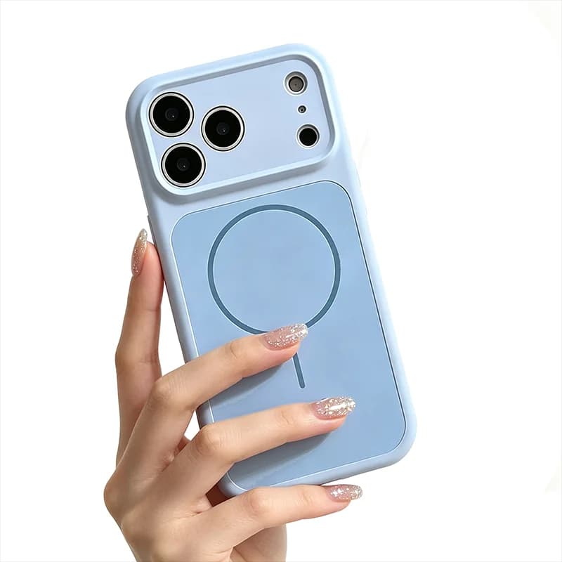 Magnetic Phone Case for iPhone 13 14 15 16 17 18 Max Pro Air, Heat Dissipation Wireless Charge Silicon Protective Cover