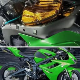 2 \"33Ft Car Intake System Reflective And Heat-Resistant Tape High-Temperature Isolation Protective Bandage