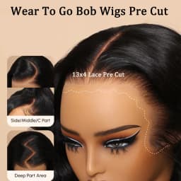 TIMOPOL Glueless Wet‑and‑Wavy Jerry Curly Human Hair Wig, Women’s 13x4 Lace Frontal, Pre‑Plucked Natural Hairline for Easy Installation