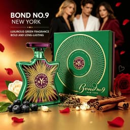 Bond No. 9 New York Bleeker Street Unisex Eau de Parfum Delicious wooden texture, balancing tenderness and sexiness, long-lasting fragrance, gorgeous and high aesthetic value, perfect for Valentine's Day gifts