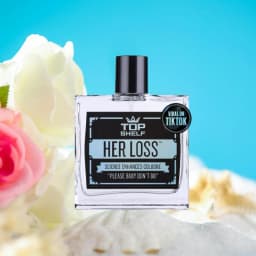 Novelty Her Loss Cologne for Men, 3.3 Fl Oz Spray Perfume, Casual Refreshing Scent, Perfect for Daily Use, Parties and Gifting for Him on Holiday Occasions