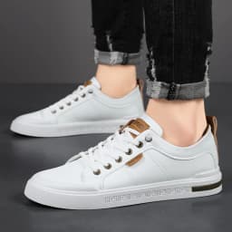 [Men's Skate Sneakers] Sneakers - Men's New Spring/Autumn Skate Shoes - Classic and Versatile - Fashionable and Trendy - Suitable for Daily Wear and Outdoor Leisure - Ideal as Birthday Gifts, Christmas Gifts, and Halloween Gifts