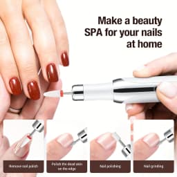 Cloud Prime Upgraded Electric Nail Drill Cordless 12 Drill Bits Fast Charging Salon Grade Portable Manicure Pedicure Efficient Tool For Christmas And New Year Gifts