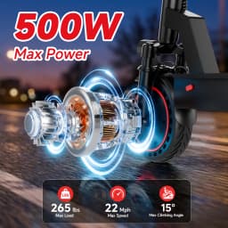 2026 New 10inch Electric Bicycle 500W Powerful Motor 7.8AH Battery 22Miles Max Range 22MPH Max Speed Dua Shock Absorption Foldable Adult Ebike with Seat and Basket for Commuting
