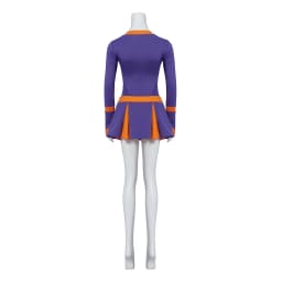 Megan Fox Jennifer’s Body Purple High School Cheerleader Costume Jennifer Check Cheerleading Uniform Girl Competition Skirt Set