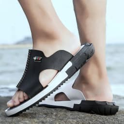 Summer new men's flip-flops flat, casual, fashionable and trendy beach shoes