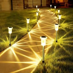 4pcs Outdoor Solar Stainless Steel Tube Garden Light, IP44 Waterproof, Compact And Practical, Diamond Pattern Solar Crystal Light Holder, Suitable For Garden, Lane, Garden Lighting Decoration (Warm Light/White Light)