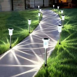 4pcs Outdoor Solar Stainless Steel Tube Garden Light, IP44 Waterproof, Compact And Practical, Diamond Pattern Solar Crystal Light Holder, Suitable For Garden, Lane, Garden Lighting Decoration (Warm Light/White Light)