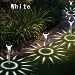 4pcs Outdoor Solar Stainless Steel Tube Garden Light, IP44 Waterproof, Compact And Practical, Diamond Pattern Solar Crystal Light Holder, Suitable For Garden, Lane, Garden Lighting Decoration (Warm Light/White Light)