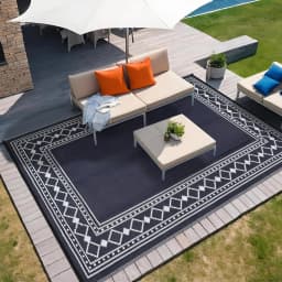 9x18/8X10FT Waterproof Plastic Straw Luxury Living Room Carpet Washable Decoration Coffee Tables Bedroom Rug Outdoor Mat Hotel Homestay Decorative