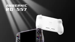 Anbernic RG557 / RG556 Retro Handheld Game Console 5.48-inch AMOLED Screen Android 5500mAh Hall Triggers Video Game Player Supports 1080p Display Port Output WiFi Bluetooth Streaming
