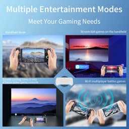 Anbernic RG557 / RG556 Retro Handheld Game Console 5.48-inch AMOLED Screen Android 5500mAh Hall Triggers Video Game Player Supports 1080p Display Port Output WiFi Bluetooth Streaming