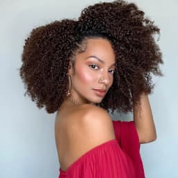 Chocolate Brown Kinky Curly Crochet Human Hair Extension Invisible Knots Pre Separated Water Wave Feather Crochet Braids Hair Deep Wave Hair Bundles