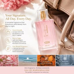 Unisex Gourmand Oriental EDP Perfume Long‑lasting Fragrance 50ml Marshmallow Sweet or Pistachio Nutty Scent For Daily Wear Dating Party Holiday Gift
