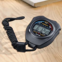 2PCS SET Digital Stopwatch Sports Counter Chronograph Date Timer Odometer Watch,Handheld sports stopwatch, waterproof digital display, chronograph, counting timer, fitness timer