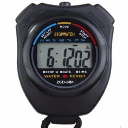 2PCS SET Digital Stopwatch Sports Counter Chronograph Date Timer Odometer Watch,Handheld sports stopwatch, waterproof digital display, chronograph, counting timer, fitness timer