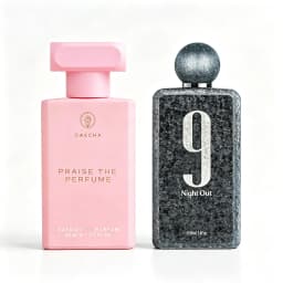 2PCS 9 PM Night Out & Oakcha Praise The Perfume Extrait De Parfum Gift Set, Unisex Long‑Lasting Luxury Gourmand Oriental Fragrance Collection