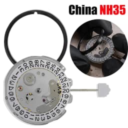 NH35A Movement High Accuracy Automatic Mechanical Movement 3'O 3.8 Clock Date Replacement Japanese NH35 for Watch Making