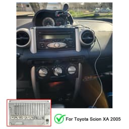 Android 13 Player Dual Knob Car Radio Stereo GPS Navigation with CarPlay/Android Auto 7 Inch Bluetooth Player Compatible for 4Runner 2003-2009 Allion 2001-Onwards Alphard 2002-2015
