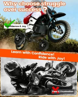 Dirt Bike Training Wheels For 49cc 50cc Universal For Razor MX125 MX350 MX400 For Yamaha PW50 TTR50 CRF50 XR50 Z50 Z50R Dirt Mini Bike Height Adjustable Sturdy Durable Heavy-Duty Build Iron