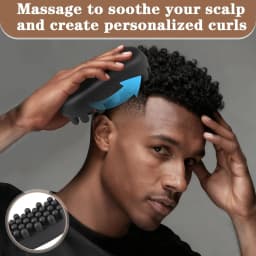 3Pcs Multi‑function Hair Styling Comb Kit Spray Detangler Brush Scalp Massage Cushion Brush Afro Hair Pick for Men Women