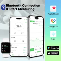 Arboleaf Smart Body Fat Scale 400lb, Digital Bathroom Weight Scale with 14 Body Metrics, 5.3' LED Display, APP Sync, 11.8' Large Platform