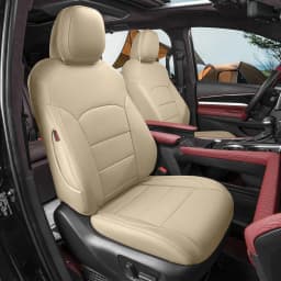Coverdream Sienna Custom Fit Car Seat Covers for Toyota Sienna 2021-2026 LE XLE 8 Seats 2nd Row 4/2/4 Split & 2021-2026 XLE/XSE/Limited/Platinum 7 Seat 2nd Row Captain Seats Waterproof Full Set Seat Protector Seat Covers