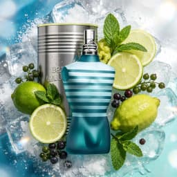 Jean Paul Gaultier Le Male For Men Opens With Cool Mint, Blended With Lavender And Soft Woody Notes. Clean And Fresh, Great For Spring And Summer Daily Wear.