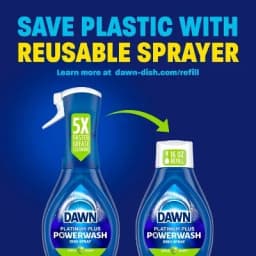Dish Soap Refill Apple 16 oz Phosphate Free Grease Cleaning Spray for Dishes and Multi-Surface Kitchen Messes
