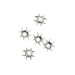 Judo Arrowhead 24pcs 8 Paw Broadhead ID 6.2mm 23Grain Arrow Tips with Black Storage Case for Bow Hunting Target Shooting