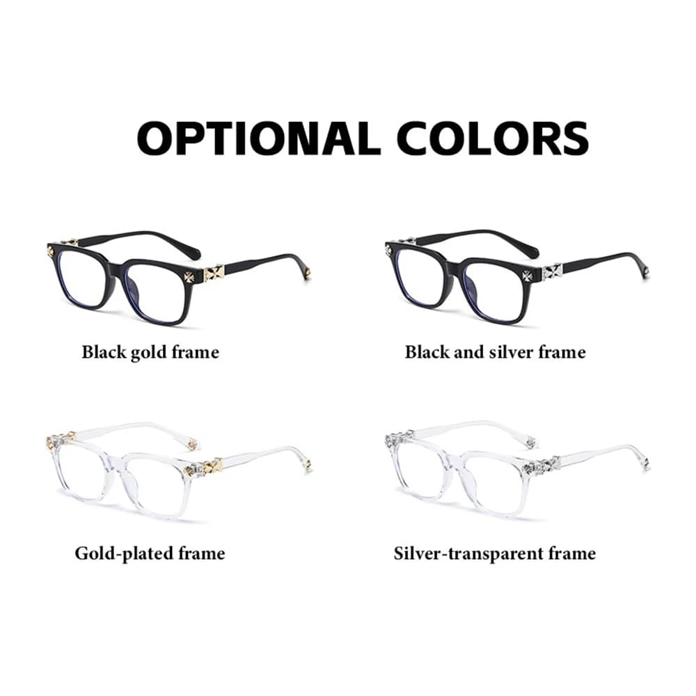 2026 New BEAU FIVE Retro Anti-Blue Light Square Frame Computer Protective Glasses Trendy Versatile High-Quality F114
