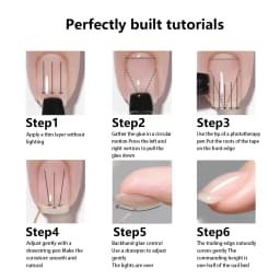 Clear Hard Builder Gel 1Pack 2oz, UV LED Cured Nail Extension Overlay Gel, Strong Professional Manicure for Salon Home DIY
