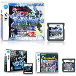Pokemon. Series NDS Game Cartridge Video Game Console Primeval Black 2 Moemon White2Black2 Hobby Collection Gifts Toys