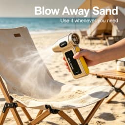 Turbo Fan Blower 580000RPM Portable Electric Air Duster for Car Seat Computer Dust Removal