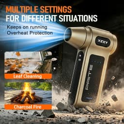 Turbo Fan Blower 580000RPM Portable Electric Air Duster for Car Seat Computer Dust Removal