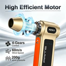 Turbo Fan Blower 580000RPM Portable Electric Air Duster for Car Seat Computer Dust Removal