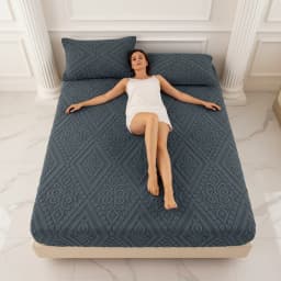 1pc Plush Embossed Fitted Sheet  Thick Warm Bedding for Autumn Winter  Soft Comfortable Fabric  Deep Pocket Design  for Queen King Single Bed  Machine Washable  Pillowcases Not Included