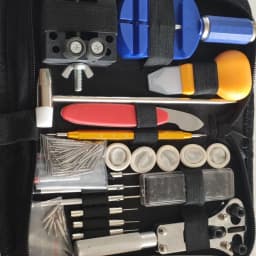 1Set Watch Repair Kit, 152pcs Watch Battery Replacement Tool Kit Including Band Link Remover, Case Back Opener, Screwdriver, Spring Bar, Resizing Tool, Watch Adjustment Tool Kit