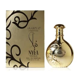 Arabiyat Prestige Nyla Perfume Bundle Gold Rose‑Gold 80ml EDP For Women Oriental Long‑Lasting Scent Gift Kit
